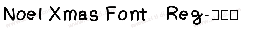 Noel Xmas Font   Reg字体转换